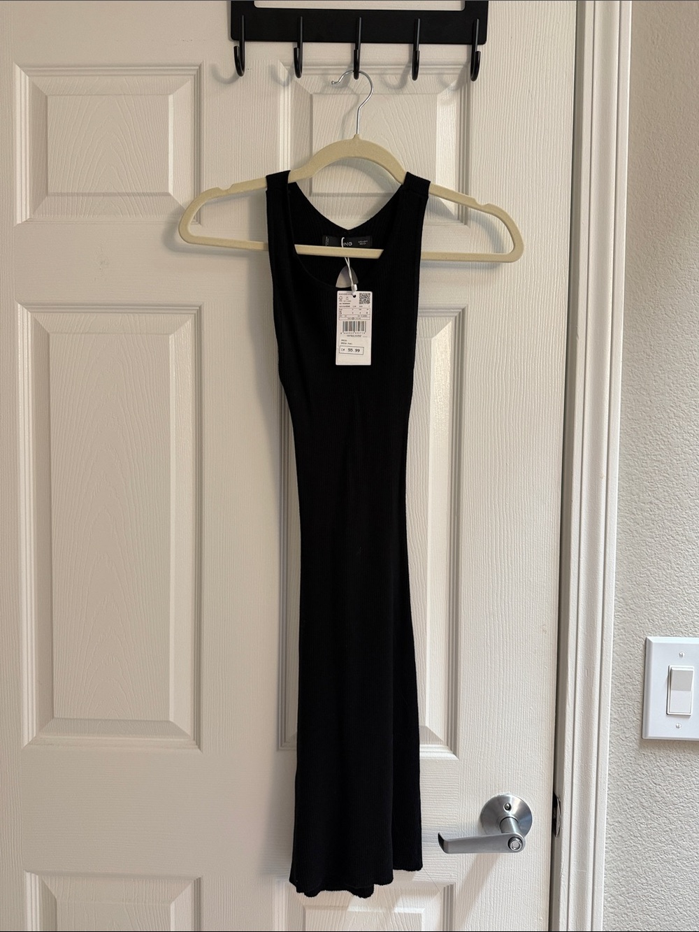 Mango Black Sleeveless Maxi Dress